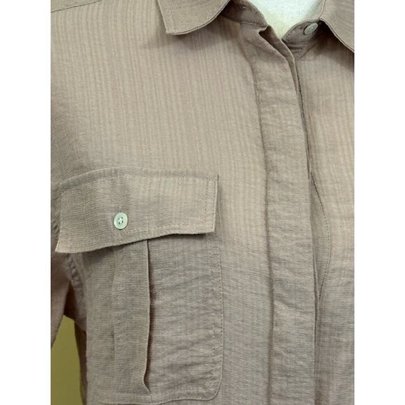 Reiss Junie top, blush, small, understated, classic, elegant, minimalist - Picture 4 of 6